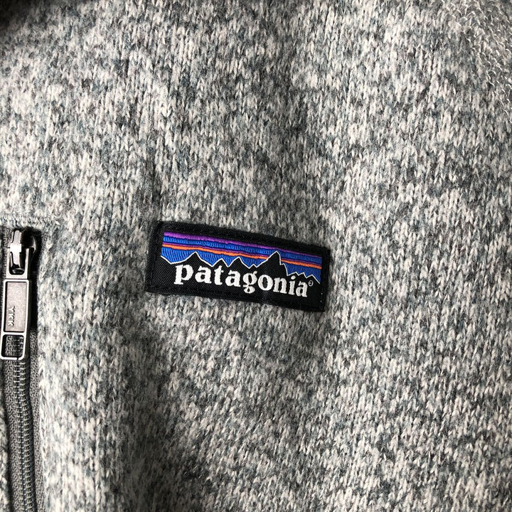 Patagonia Better Sweater Jacket 25527FA15 Half-Zip Fleece Pullover, Men's XL polyester gray type Vintage Second Hand