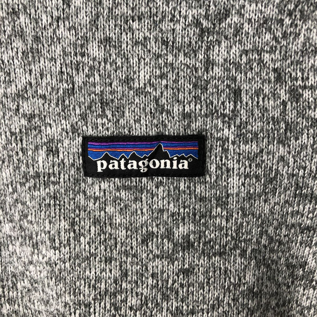 Patagonia Better Sweater Jacket 25617FA18, Half-Zip Fleece Pullover, Men's Size L polyester gray type Vintage Second Hand