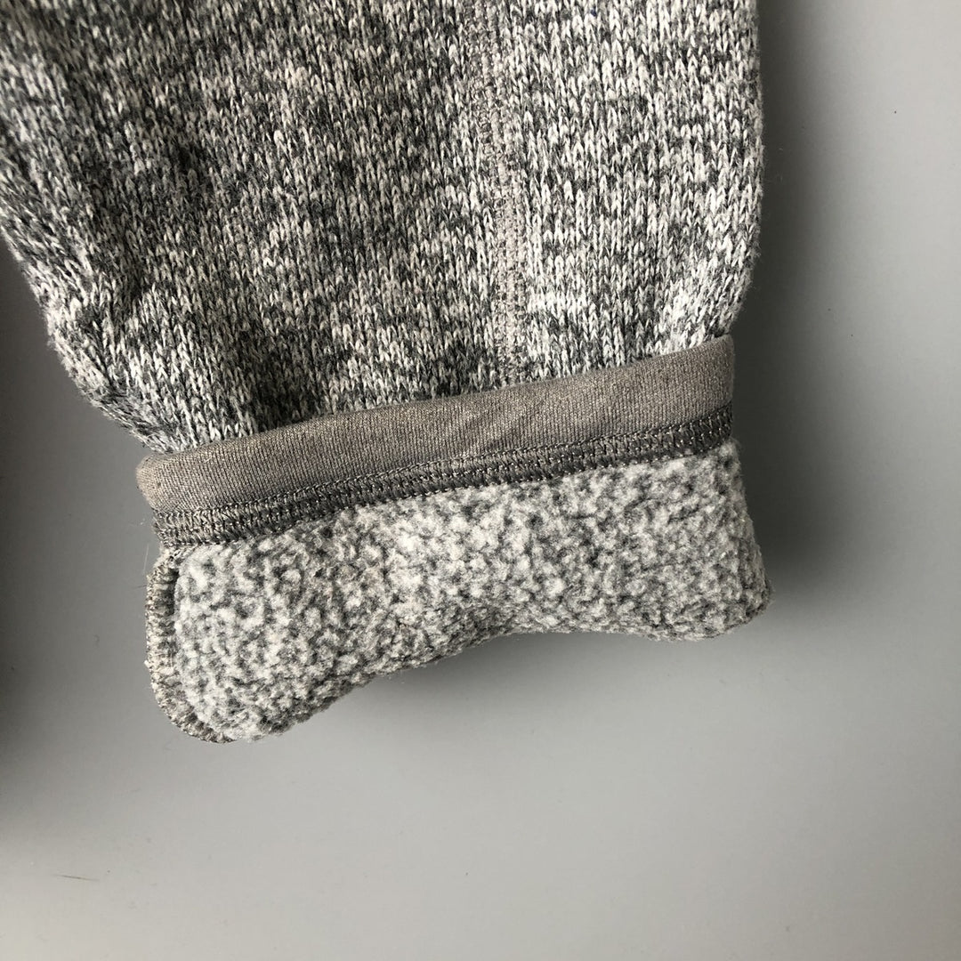 Patagonia Better Sweater Jacket 25617FA18, Half-Zip Fleece Pullover, Men's Size L polyester gray type Vintage Second Hand