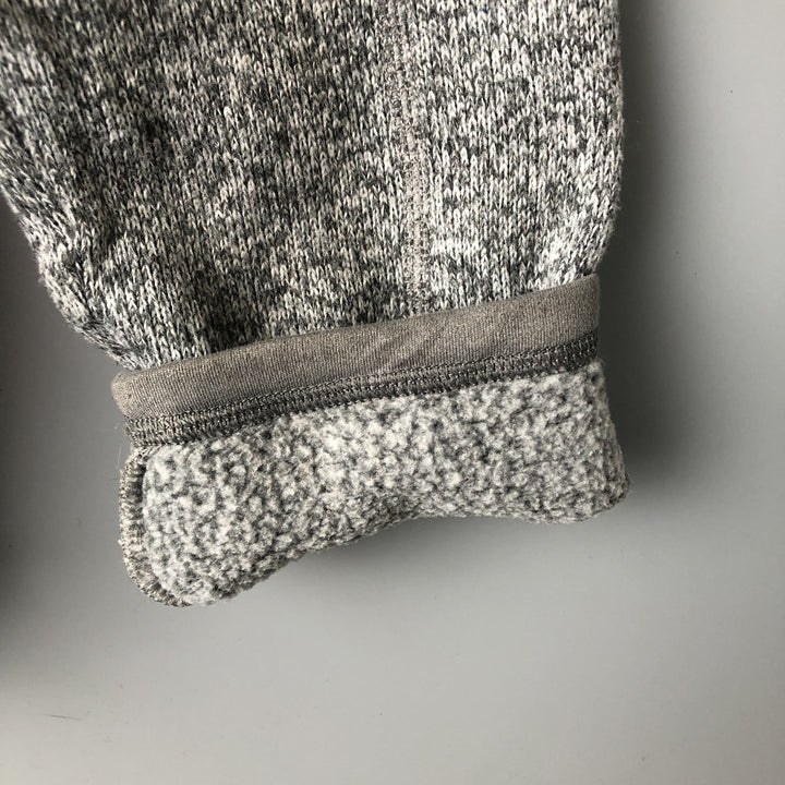 Patagonia Better Sweater Jacket 25617FA18, Half-Zip Fleece Pullover, Men's Size L polyester gray type Vintage Second Hand
