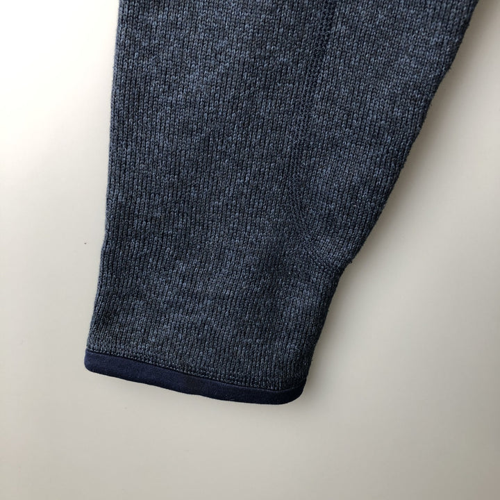 Patagonia Better Sweater Jacket 25522FA17 Half-Zip Fleece Pullover, Men's Size L polyester navy blue type Vintage Second Hand