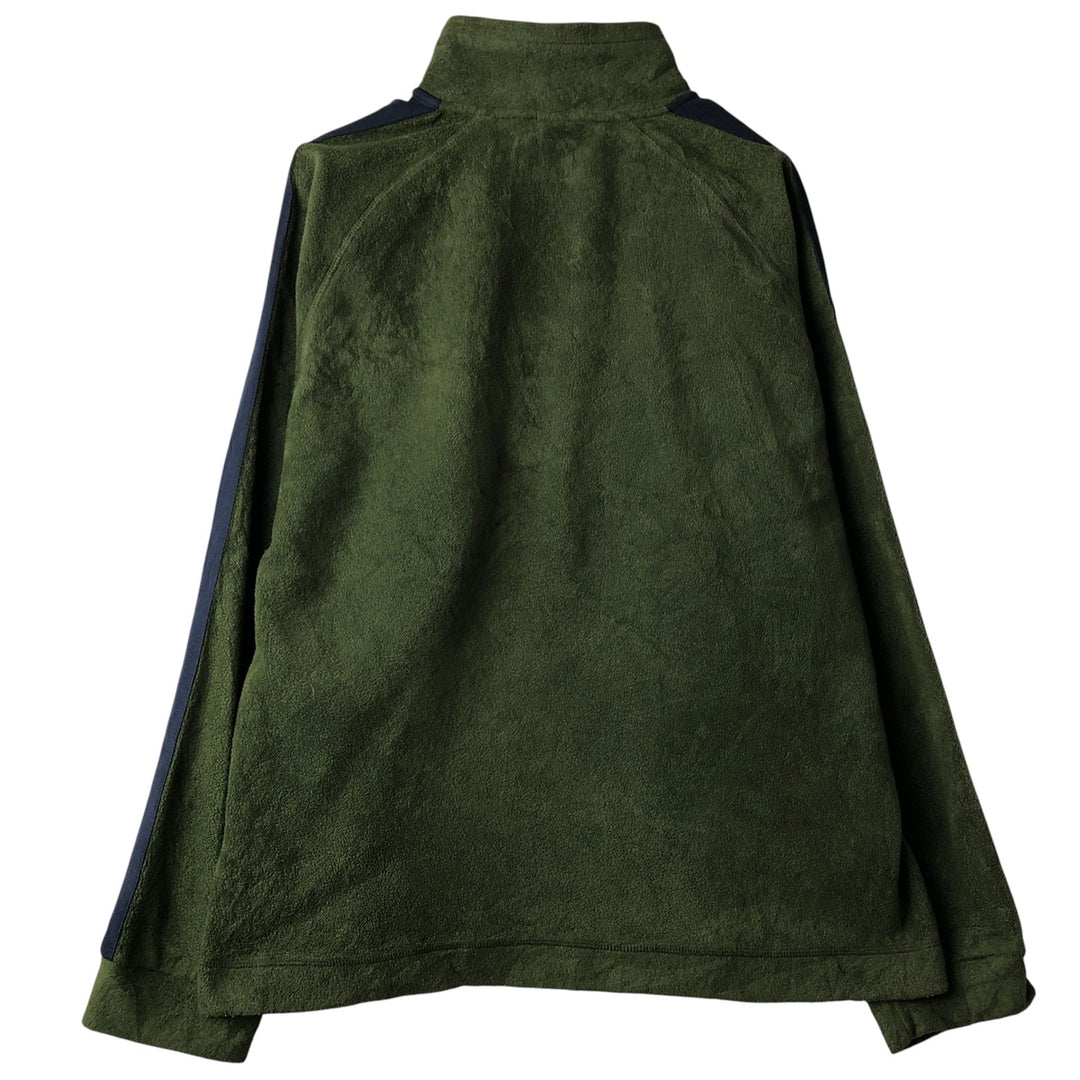 90'S GAP Vintage Half-Zip Fleece Pullover, Men's Size Medium polyester Green type dark green Vintage Second Hand