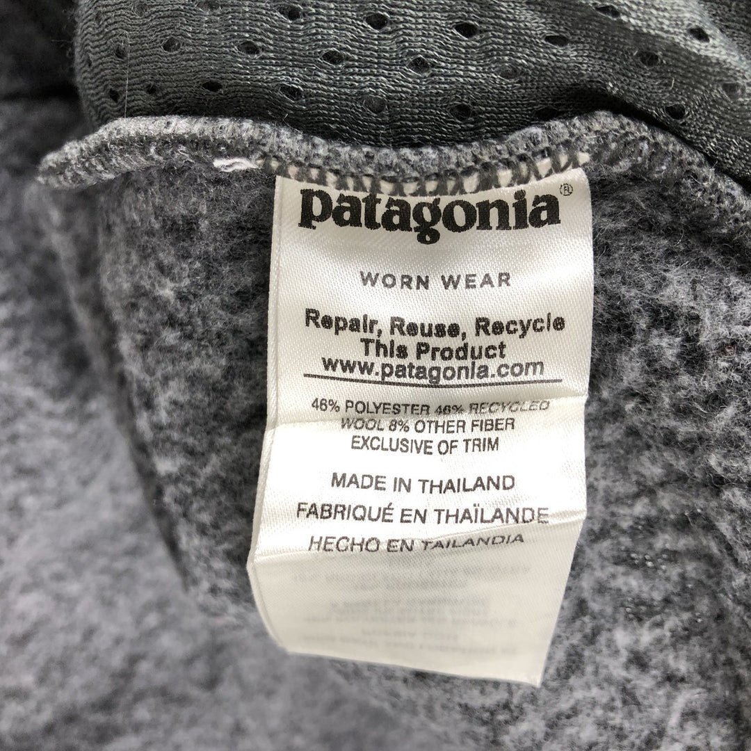 Patagonia 26935FA18 Fleece Jacket, Men's Size L polyester gray type Vintage Second Hand