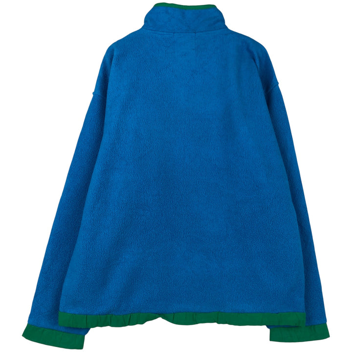 90'S GAP Vintage Half-Zip Fleece Pullover, Men's Size L polyester turquoise blue Vintage Second Hand