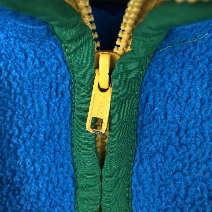 90'S GAP Vintage Half-Zip Fleece Pullover, Men's Size L polyester turquoise blue Vintage Second Hand