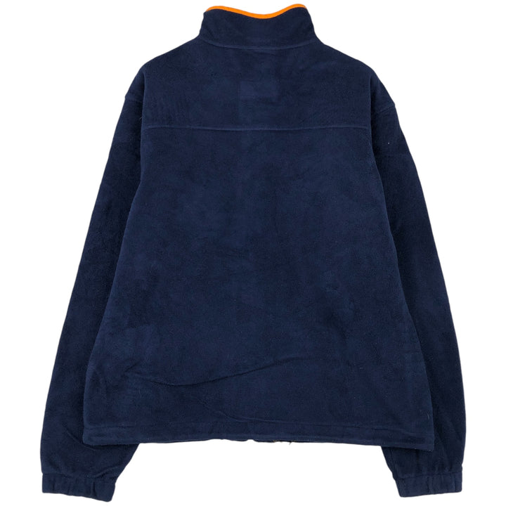 90s-00'S Vintage LL Bean Fleece Jacket, Men's Size Medium unclear navy blue type Vintage Second Hand