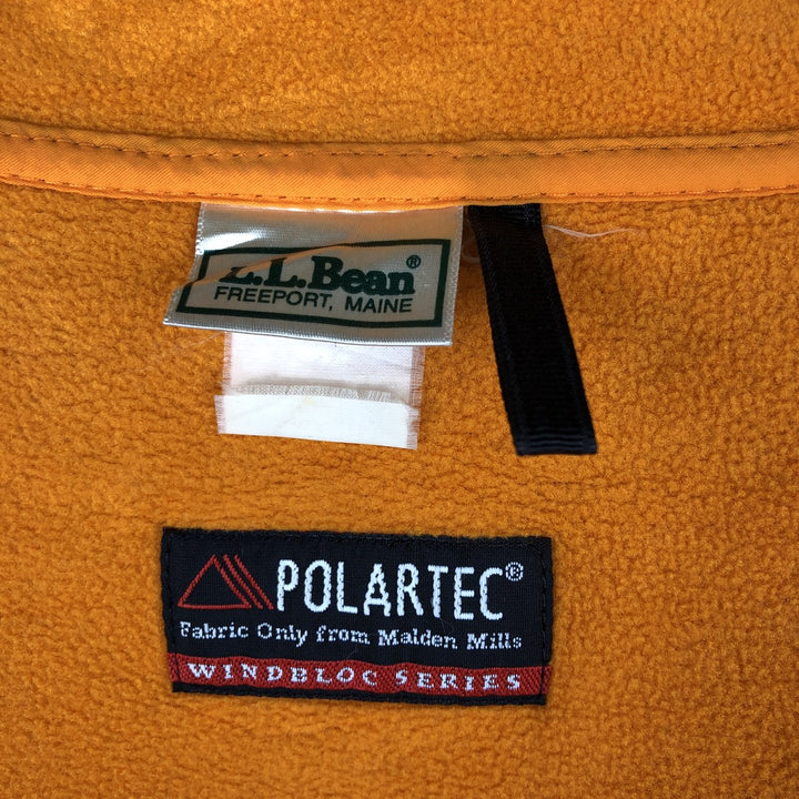 90s-00'S Vintage LL Bean Fleece Jacket, Men's Size Medium unclear navy blue type Vintage Second Hand