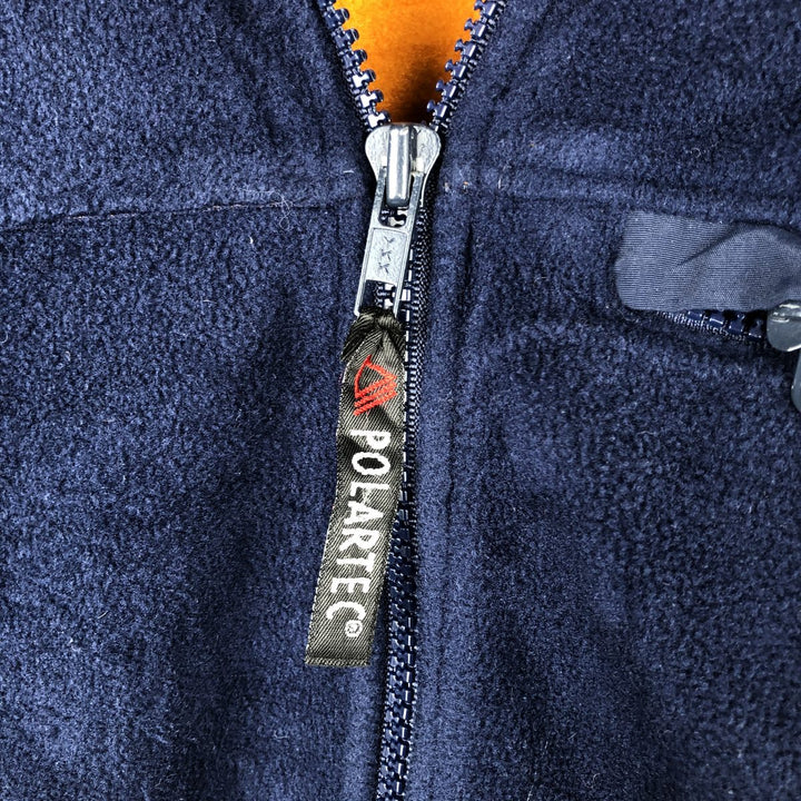 90s-00'S Vintage LL Bean Fleece Jacket, Men's Size Medium unclear navy blue type Vintage Second Hand