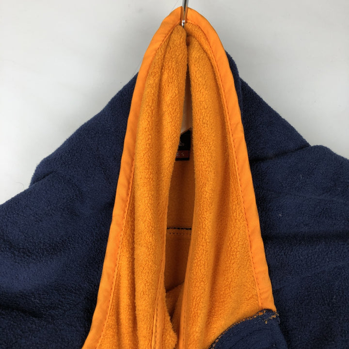 90s-00'S Vintage LL Bean Fleece Jacket, Men's Size Medium unclear navy blue type Vintage Second Hand