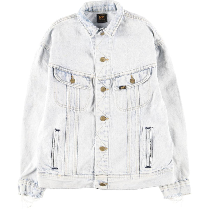 Vintage Lee Riders denim jacket from the 1980'S and 1990s, size S, men's size small unclear blue type Vintage Second Hand