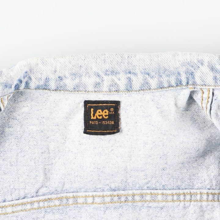 Vintage Lee Riders denim jacket from the 1980'S and 1990s, size S, men's size small unclear blue type Vintage Second Hand