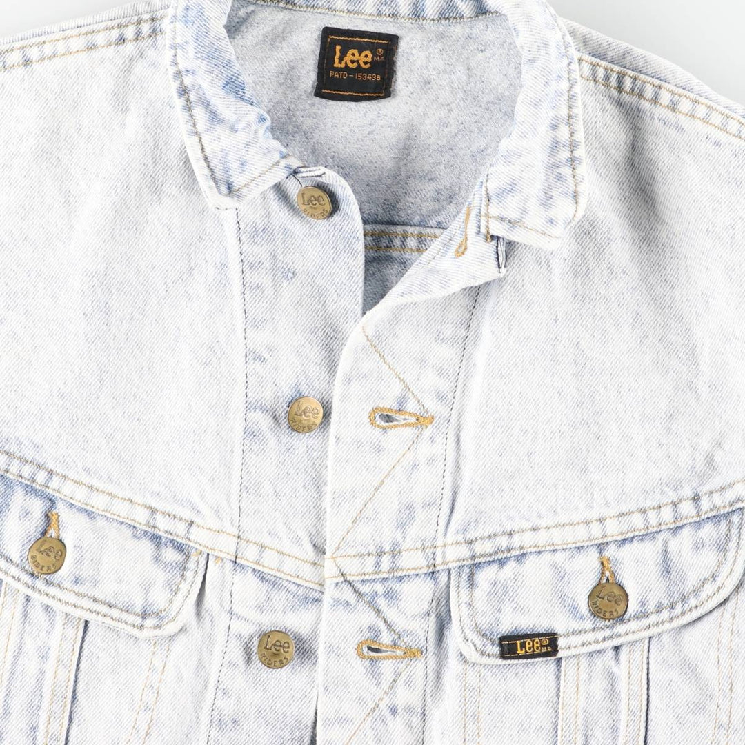 Vintage Lee Riders denim jacket from the 1980'S and 1990s, size S, men's size small unclear blue type Vintage Second Hand