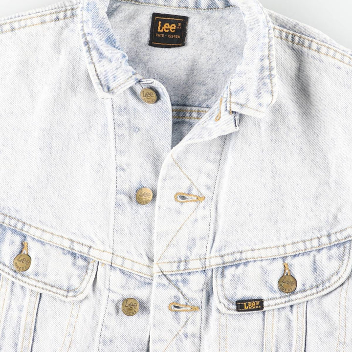 Vintage Lee Riders denim jacket from the 1980'S and 1990s, size S, men's size small unclear blue type Vintage Second Hand