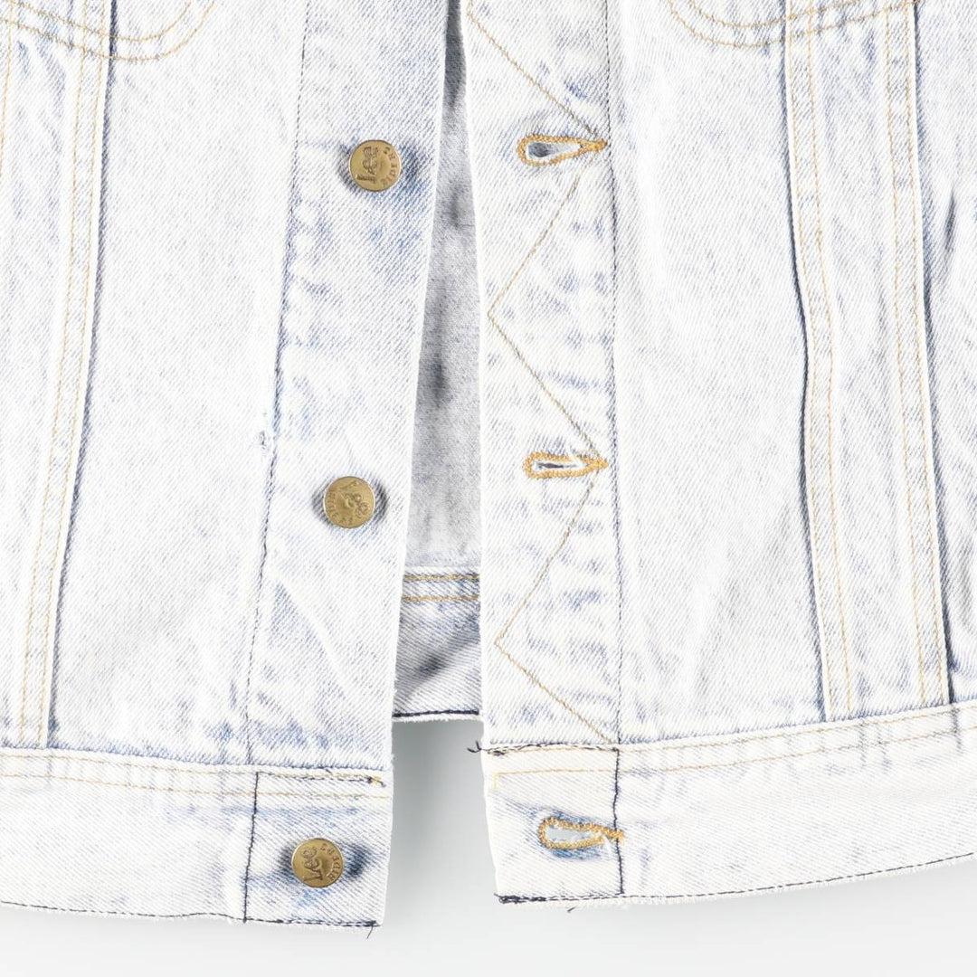 Vintage Lee Riders denim jacket from the 1980'S and 1990s, size S, men's size small unclear blue type Vintage Second Hand