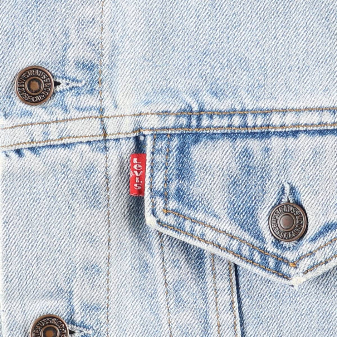 90'S Levi's 70503-0210 denim jacket, denim jacket, men's size M, vintage cotton blue type Vintage Second Hand