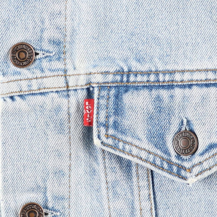 90'S Levi's 70503-0210 denim jacket, denim jacket, men's size M, vintage cotton blue type Vintage Second Hand