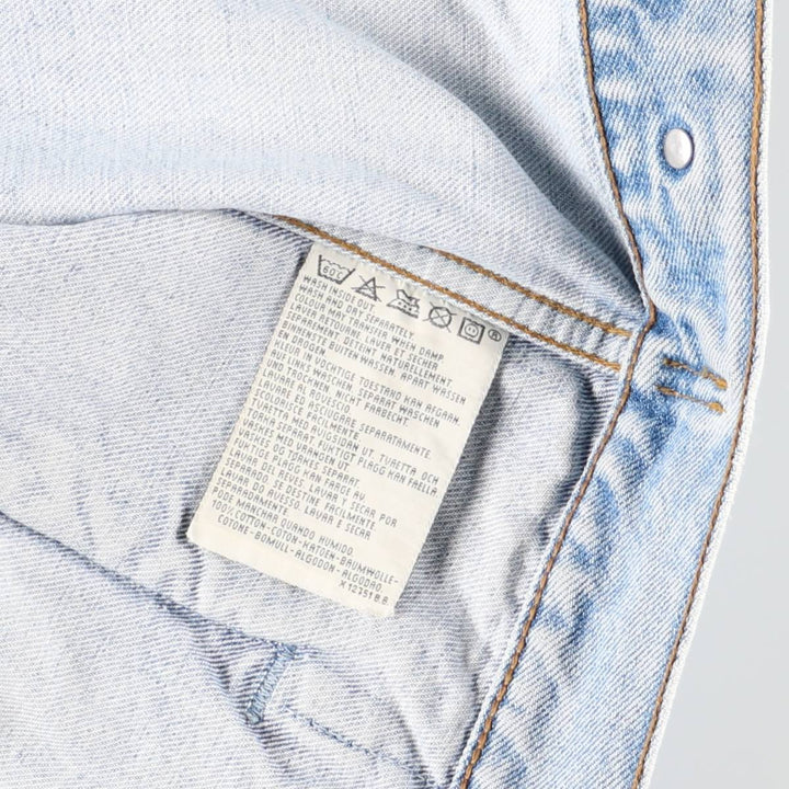 90'S Levi's 70503-0210 denim jacket, denim jacket, men's size M, vintage cotton blue type Vintage Second Hand