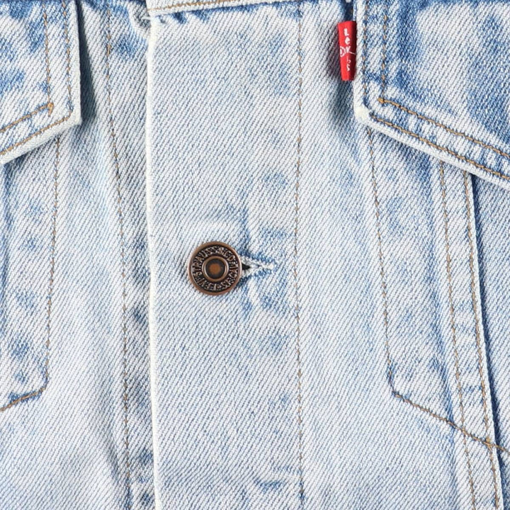 90'S Levi's 70503-0210 denim jacket, denim jacket, men's size M, vintage cotton blue type Vintage Second Hand