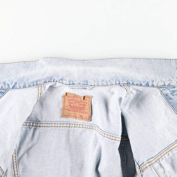 90'S Levi's 70503-0210 denim jacket, denim jacket, men's size M, vintage cotton blue type Vintage Second Hand
