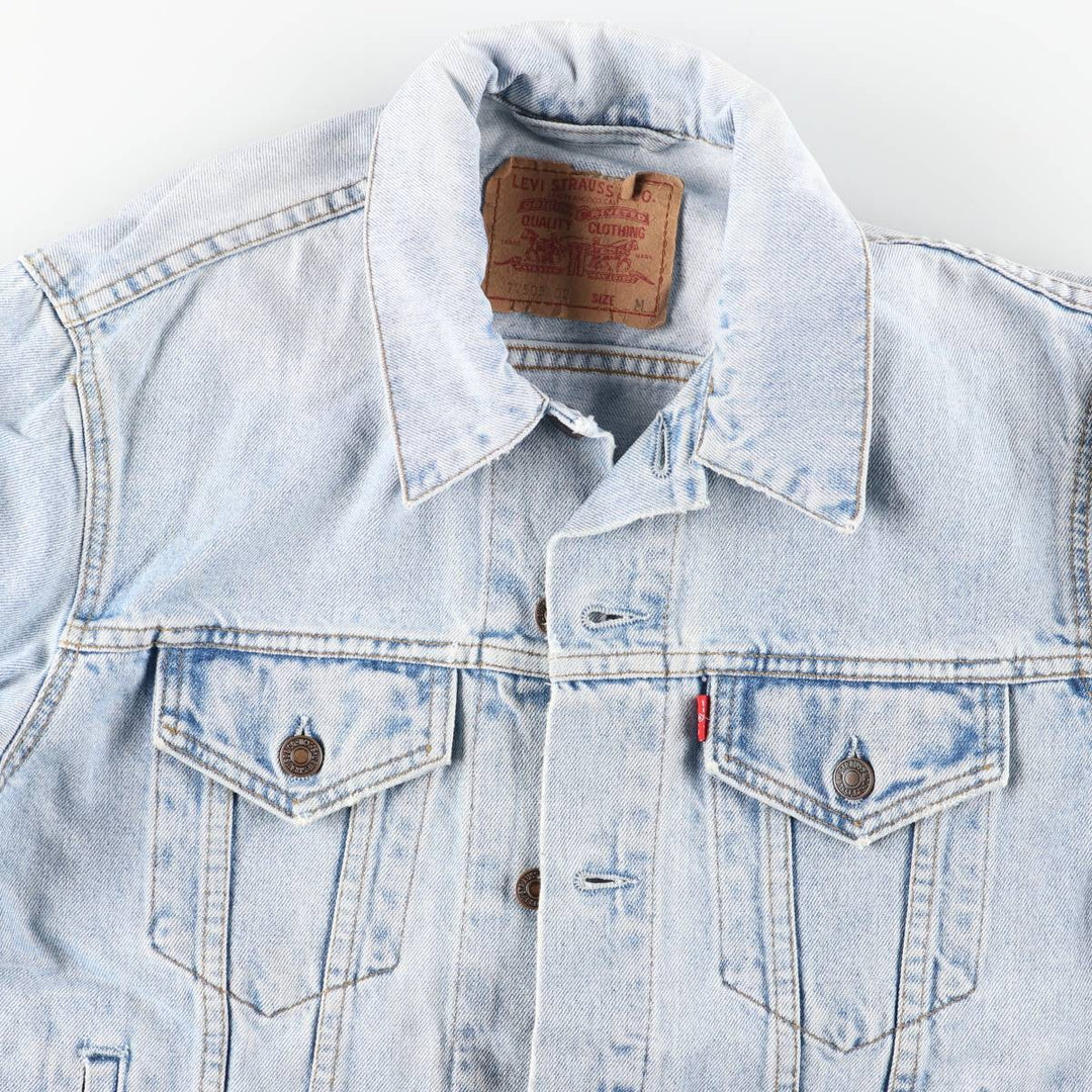 90'S Levi's 70503-0210 denim jacket, denim jacket, men's size M, vintage cotton blue type Vintage Second Hand