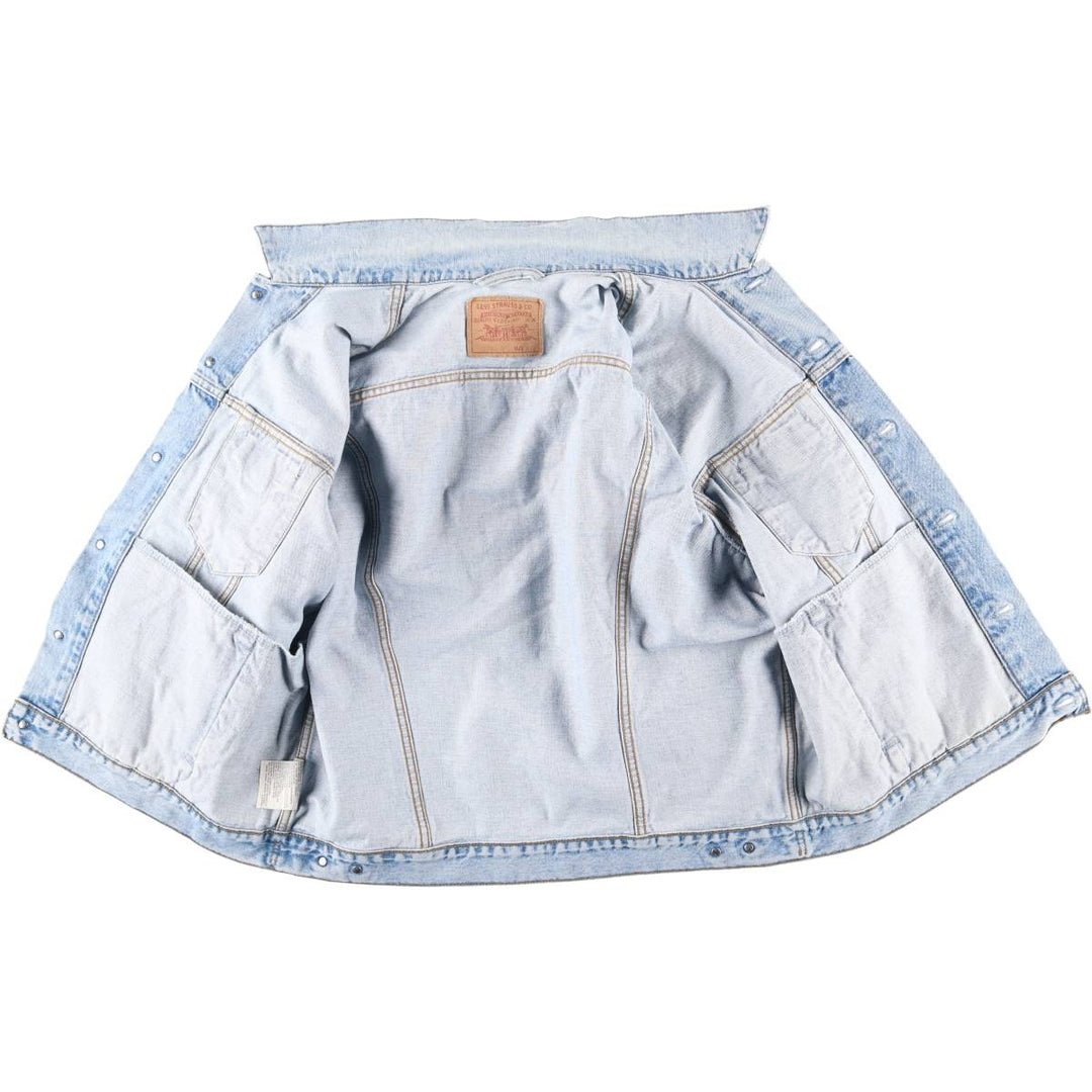 90'S Levi's 70503-0210 Denim Jacket, Men's XXL, Vintage cotton blue type Vintage Second Hand