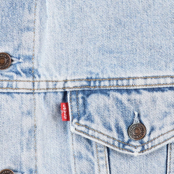 90'S Levi's 70503-0210 Denim Jacket, Men's XXL, Vintage cotton blue type Vintage Second Hand