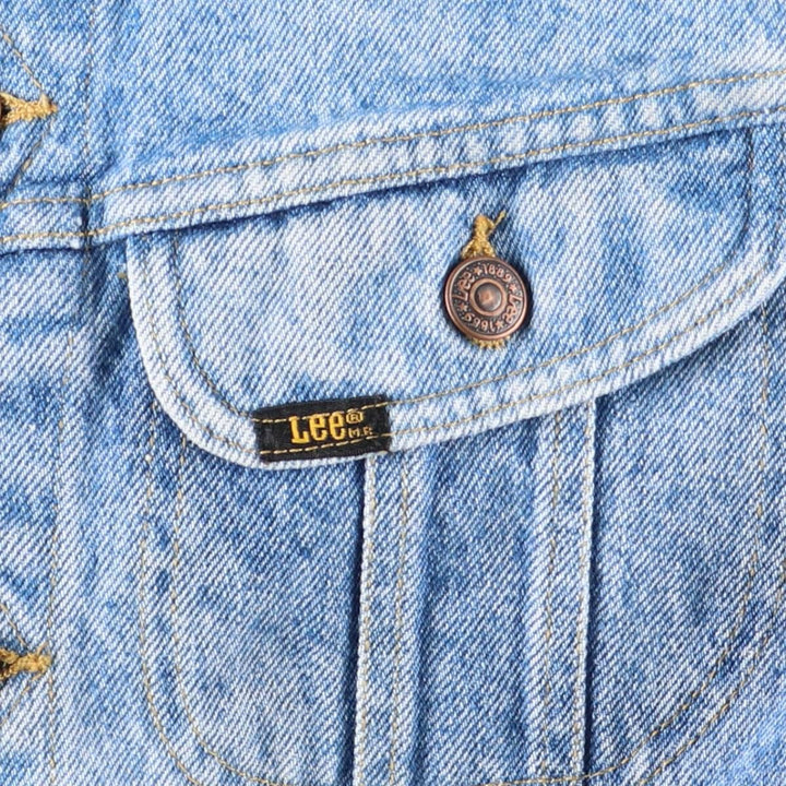 Vintage Lee denim jacket from the 1980'S to 1990s, size M, men's size. unclear blue type Vintage Second Hand