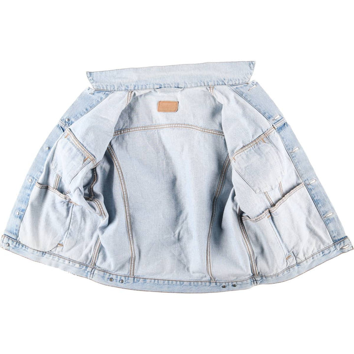 Levi's denim jacket, denim jacket, men's size XL unclear blue type Vintage Second Hand