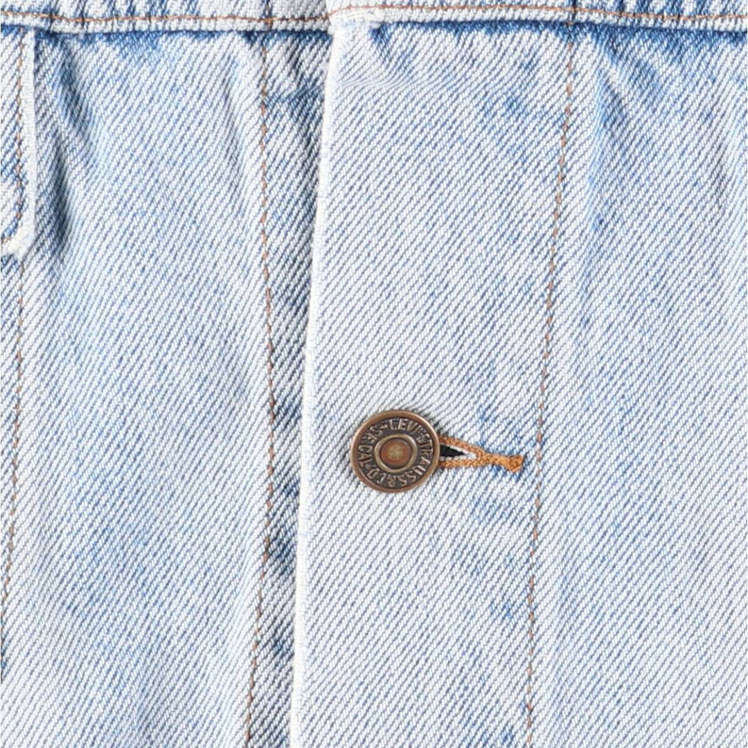 Levi's denim jacket, denim jacket, men's size XL unclear blue type Vintage Second Hand