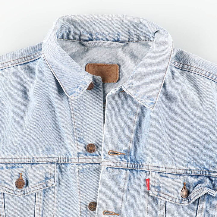 Levi's denim jacket, denim jacket, men's size XL unclear blue type Vintage Second Hand