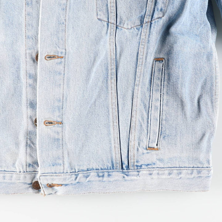 Levi's denim jacket, denim jacket, men's size XL unclear blue type Vintage Second Hand