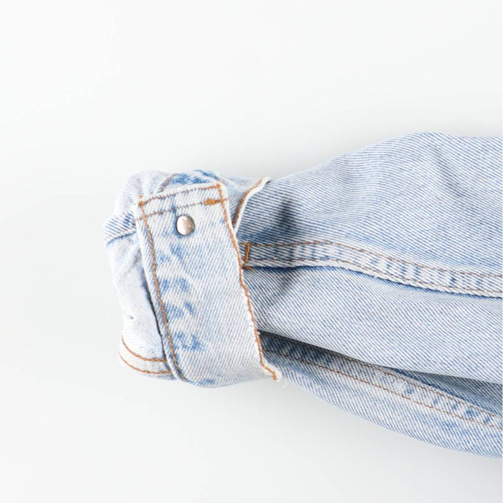 Levi's denim jacket, denim jacket, men's size XL unclear blue type Vintage Second Hand