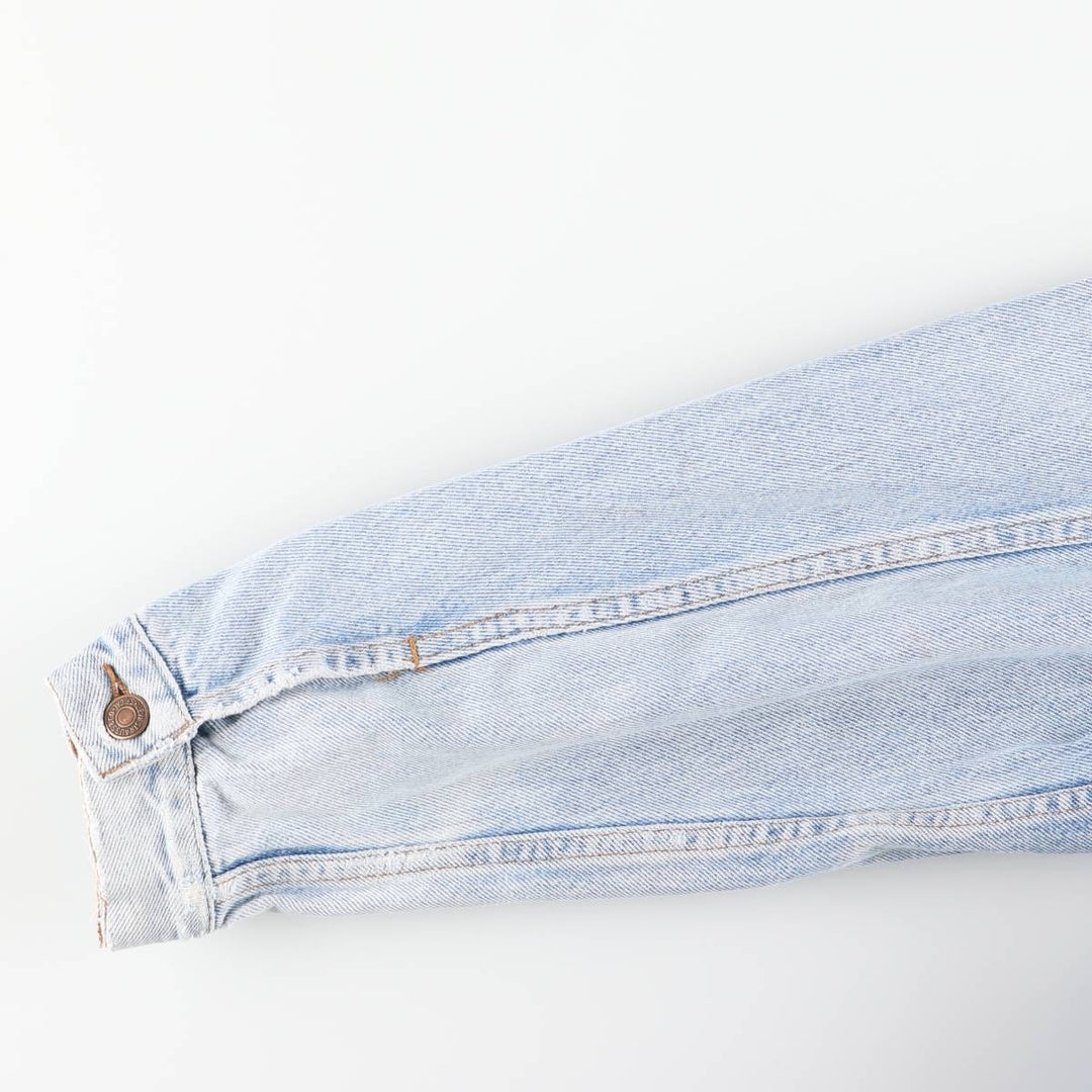 Levi's denim jacket, denim jacket, men's size XL unclear blue type Vintage Second Hand