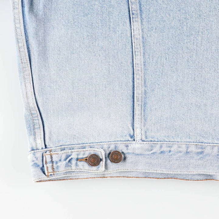 Levi's denim jacket, denim jacket, men's size XL unclear blue type Vintage Second Hand
