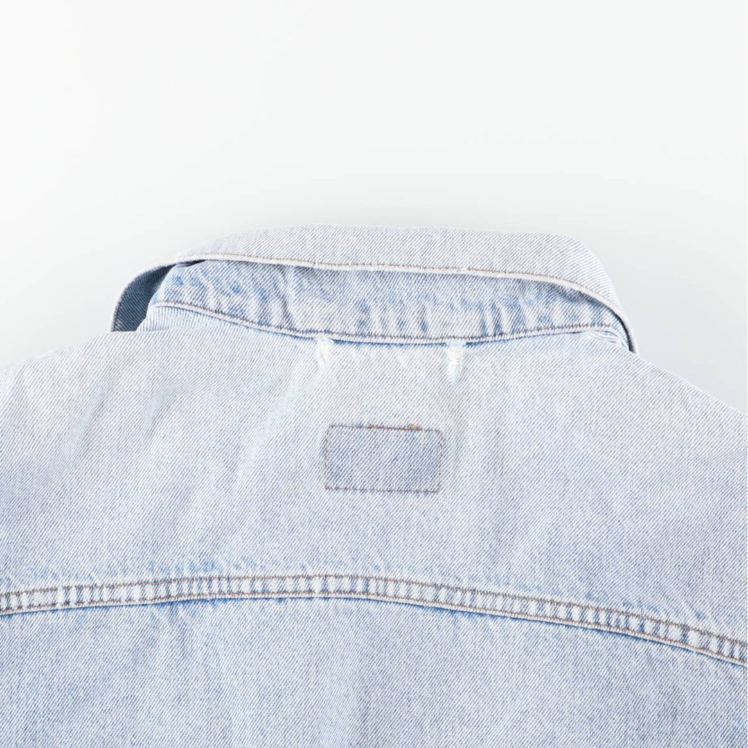 Levi's denim jacket, denim jacket, men's size XL unclear blue type Vintage Second Hand