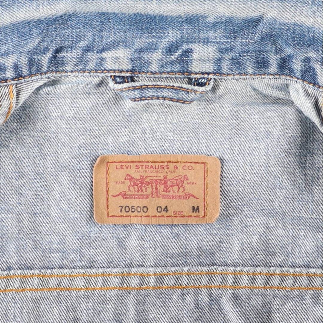 Levi's denim jacket, denim jacket, men's size M cotton blue type Vintage Second Hand