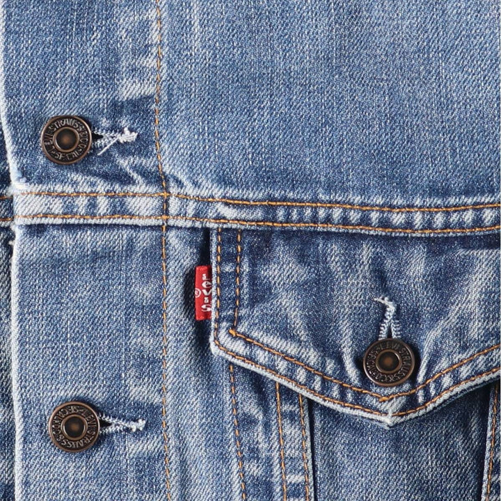 Levi's denim jacket, denim jacket, men's size M cotton blue type Vintage Second Hand
