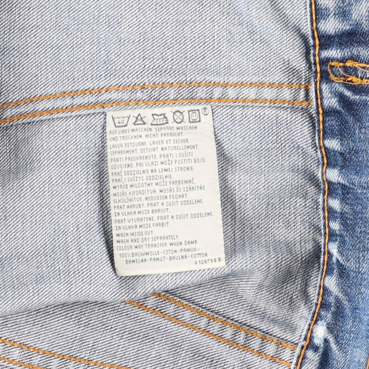 Levi's denim jacket, denim jacket, men's size M cotton blue type Vintage Second Hand