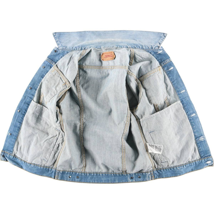 Levi's Euro Model Denim Jacket, Men's Size Medium cotton blue type Vintage Second Hand