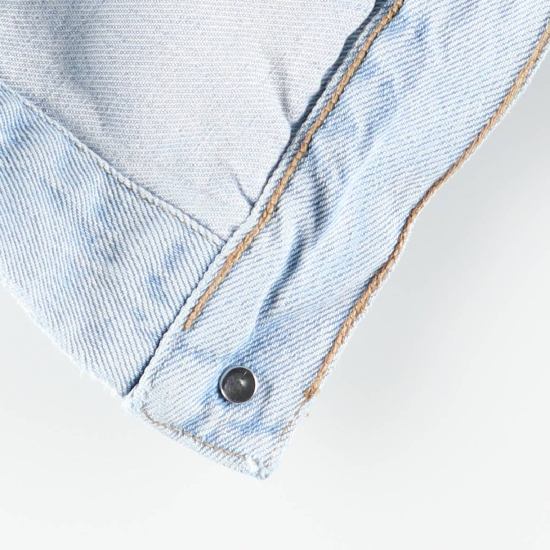 90'S Levi's 70503-0213 Euro Model Denim Jacket, Made in Italy, Men's Size Medium, Vintage cotton Blue type light blue Vintage Second Hand