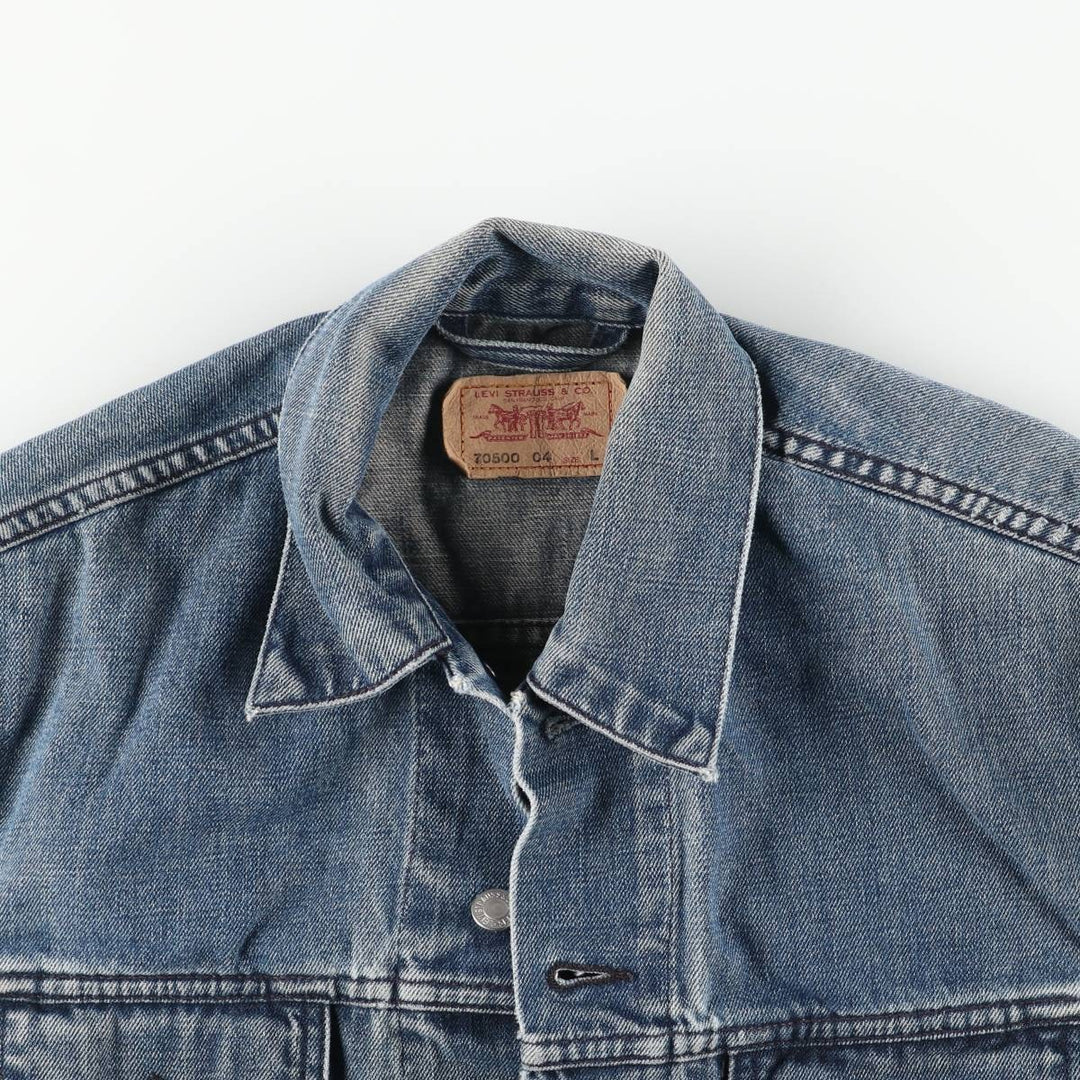 Levi's Euro Model Denim Jacket, G-Jean, Men's Size L cotton blue type Vintage Second Hand
