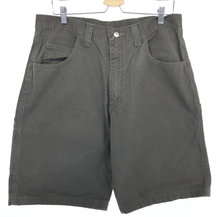 Wrangler CARPENTER Duck Painter Shorts, Men's, W36 cotton brown type Vintage Second Hand