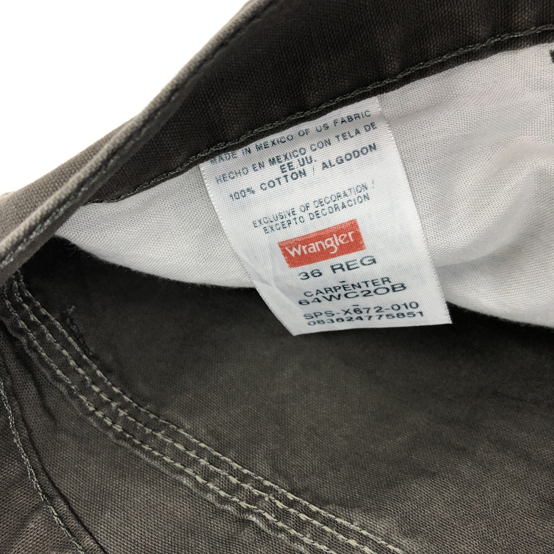 Wrangler CARPENTER Duck Painter Shorts, Men's, W36 cotton brown type Vintage Second Hand