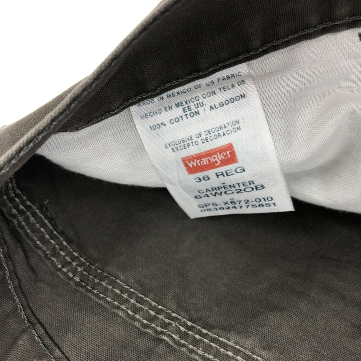 Wrangler CARPENTER Duck Painter Shorts, Men's, W36 cotton brown type Vintage Second Hand