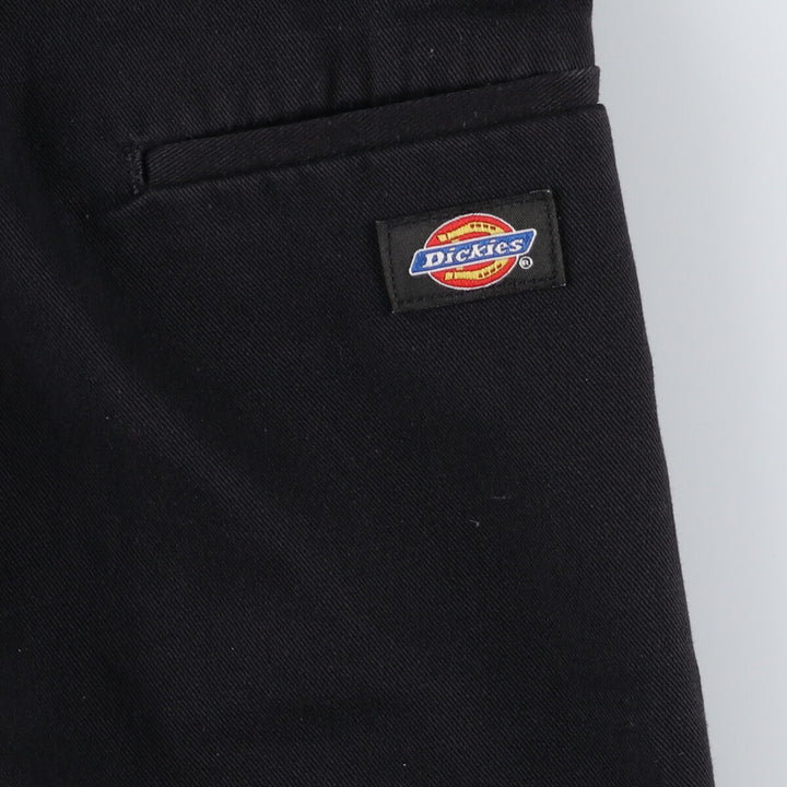 Dickies Work Shorts, Half Pants, Men's, W34 polyester black type Vintage Second Hand