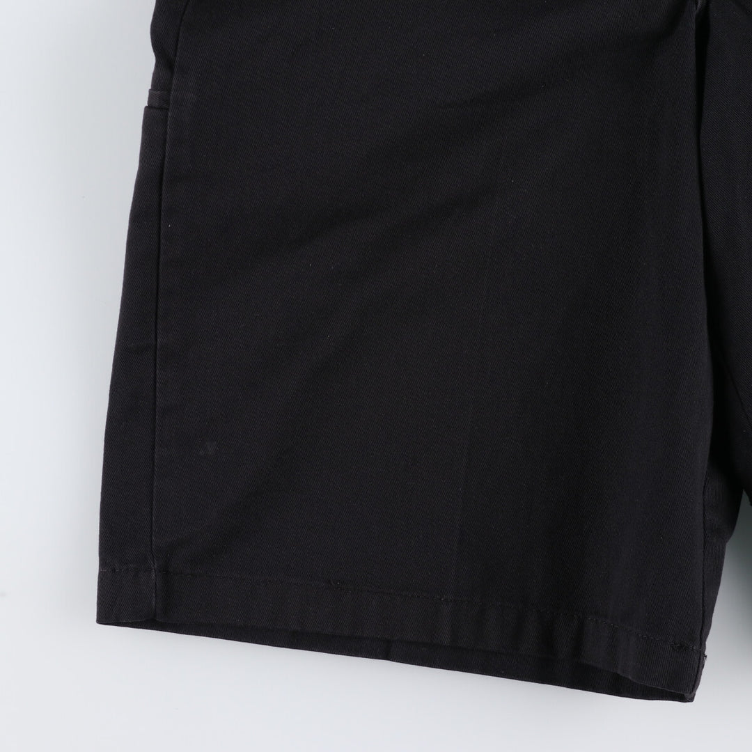 Dickies Work Shorts, Half Pants, Men's, W34 polyester black type Vintage Second Hand