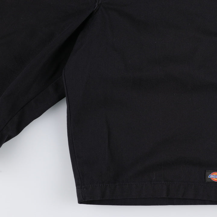Dickies Work Shorts, Half Pants, Men's, W34 polyester black type Vintage Second Hand