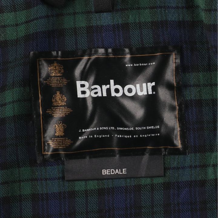 Barbour BEDALE 3 Warrant Waxed Cotton Oiled Jacket Made in England C38 Men's M /eaa460021