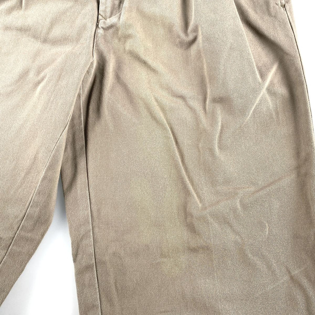 90'S Tommy Hilfiger Two-pleat Chino Pants Men's W33 Vintage cotton Khaki type Vintage Second Hand