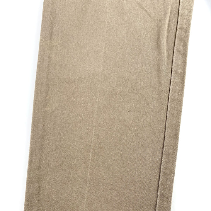 90'S Tommy Hilfiger Two-pleat Chino Pants Men's W33 Vintage cotton Khaki type Vintage Second Hand